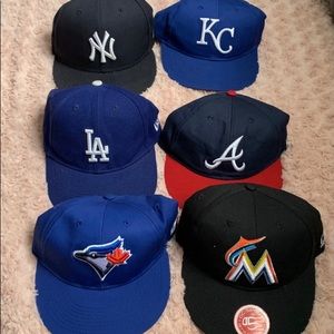 6 Youth Baseball Hats